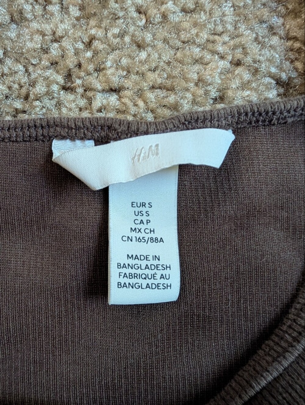 H&M Ribbed Cropped Tank Top - Picture 3 of 4